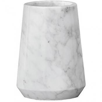 Zahnputzbecher Kleine Wolke Carrara Weiß 8,5x8,5x11,5 cm