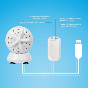 Lavadora portátil ultrasónica con USB