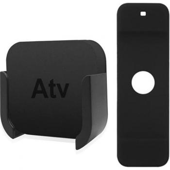 Apple TV 4K Remote Controller Wall Mount and Silicone Case
