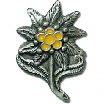 Bouton Edelweiss Métallisé