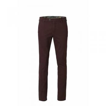 Herren Chinos MEYER New York Bordeaux 40/32 Bio Baumwolle