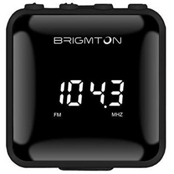BT‑125 N Digitalradio (Brigmton) – 3,5 mm Jack, UKW, Batteriebetrieben, 87–108 MHz