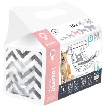 M‑PETS PANNOLINI CANE FEMMINA L x10 con indicatore di umidità