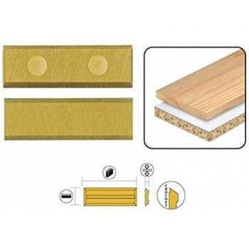 Ensemble de 10 Plaquettes Carbure Versofix Titane 20*10*1,5 mm