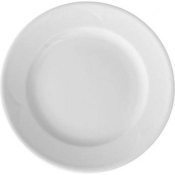 Set de 12 assiettes plates en porcelaine blanche 200 mm – Hendi