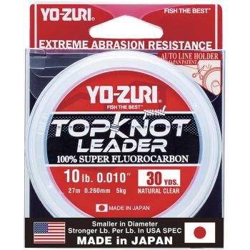 Yo-Zuri Topknot 30 YD, Líder de hundimiento, Claro, 10 LB