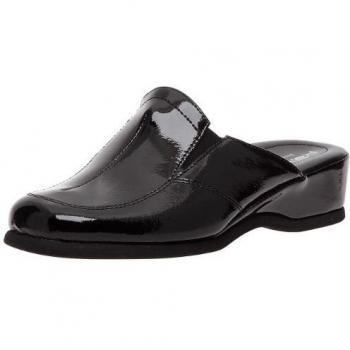 Rohde 6142, Damen Hausschuhe, Schwarz Lack, 7 UK