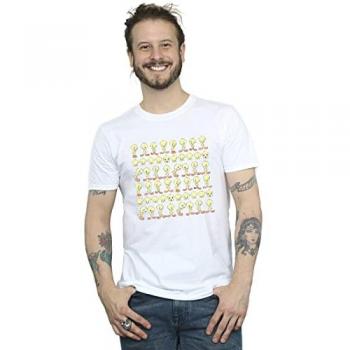 Herren T-Shirt Tweety Design L weiß von Looney Tunes