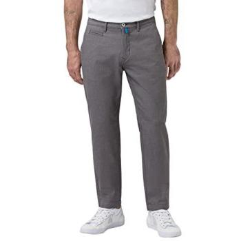 Pierre Cardin Herren Chino grau meliert