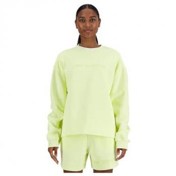 Sudadera New Balance Hyper Density Triple Knit Mujer Verde Lima