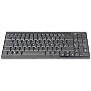 Clavier KVM Digitus DS-72000FR AZERTY Noir