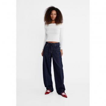Stradivarius Balloon Fit Jeans Blue Denim 12