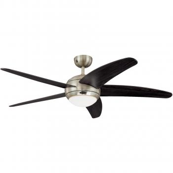 Ventilatore da soffitto Bendan, 132 cm, wengé, con lampada e telecomando, Westinghouse