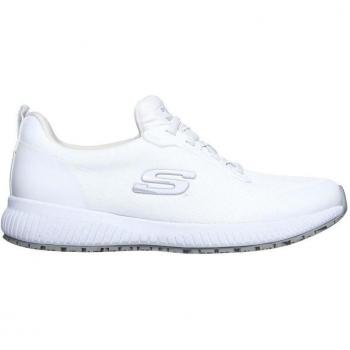 Zapatillas Skechers Trabajo Squad White Knit