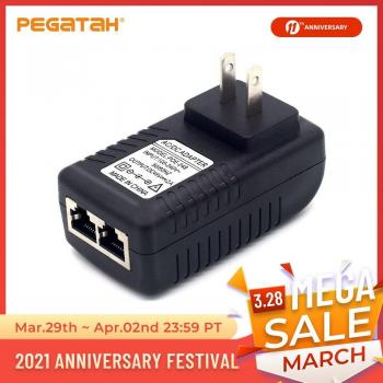Tarjeta PoE 12V 2A, Compatibilidad EU/US, Inyección de Energía