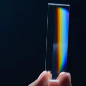 30x30x60mm BK7 Prism for Teaching Light Spectrum to Students