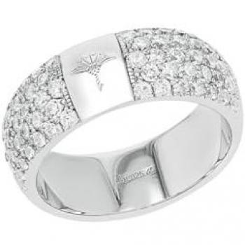 JOOP! Silberring für Damen, 925 Sterling Silber, Zirkonia synth