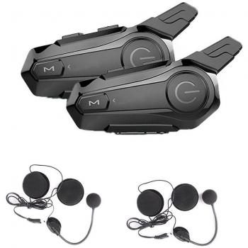 Casque Moto Bluetooth Intercom 2 unités