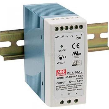 Mean Well DRA-40-12 Alimentatore 12 V/DC 3.34 A 40.08 W per guida DIN
