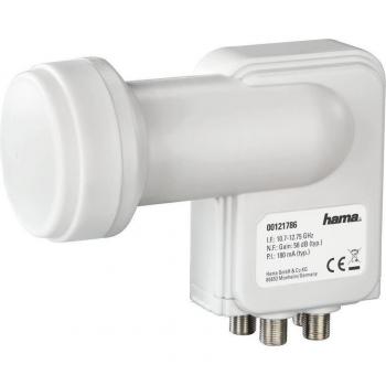 Hama Uni Quad LNB, Rauscharmer Signalumsetzer (LNB), Frequenzbereich 10,7