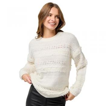 M & Co Haut en boucle texturé blanc