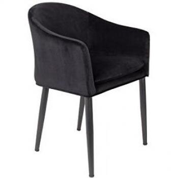 White Label Living: Svart Lioren-stol med armstöd