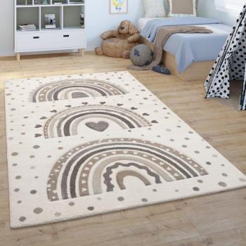 Tappeto decorativo beige per stanza dei piccoli, 80 cm × 150 cm