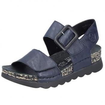 Rieker Klassische Damen Sandalen Blau 43