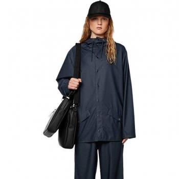 Rains Classic Jacket in Navy, Size X-Small