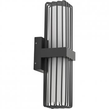 Applique Chandan Lucande Nero Alluminio Esterno