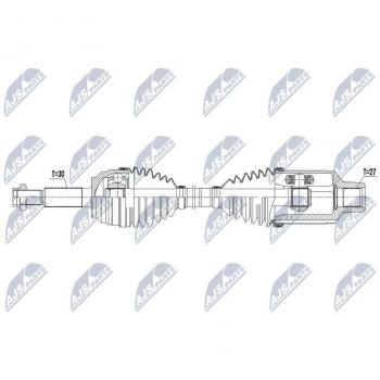 Drive Shaft NPW‑CH‑076 – NTY Model