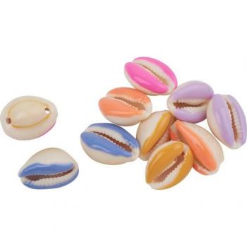 Muschelperlen für Schmuckdesign, 10er Pack