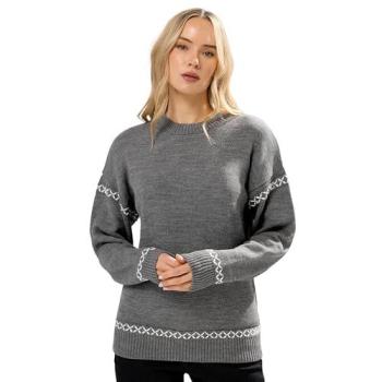 Pull gris à couture croisée Long Tall Sally