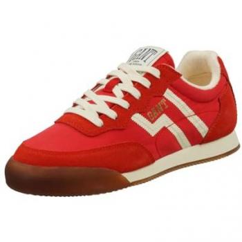 Gant Rot Suede-Nylon Sneaker für Damen