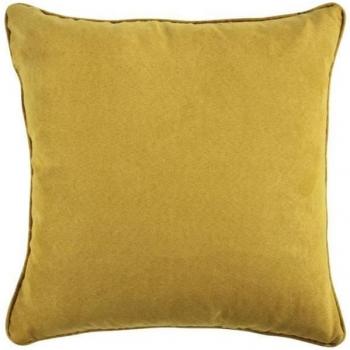 Cuscino 40x40 giallo in camoscio SUEDEN