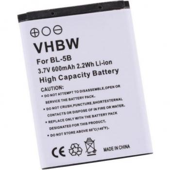 BluCapacità 600mAh