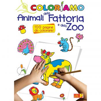 Coloriamo animali della fattoria e dello zoo