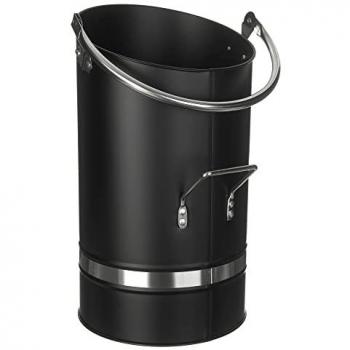 Nickel-Coated Firewood Bucket – Heavy Duty