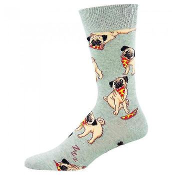 Socksmith Mannen Beste Vriend Sokken 6.5-12 UK Grey