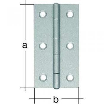 Scharnier H.60mm B.34mm S.1,5mm Edelstahl schmal GAH