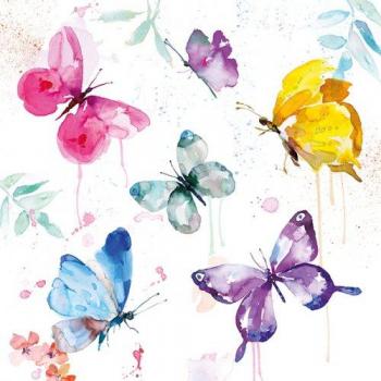 Nectar Papillon – Set de serviettes en papier soie, 3 plis, 20 unités