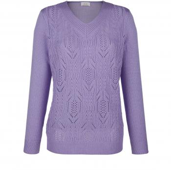 Paola Damen Pullover Ajour‑Pattern 2025
