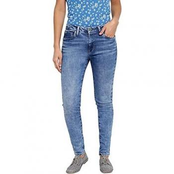 Jean Pepe Jeans Regent Wiser Wash, Femme, Bleu