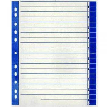 Trennblätter A4 blau, 100 Stück
