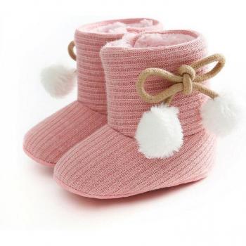 Warm Soft Sole Baby Winter Booties
