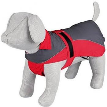Trixie impermeable Lorient rojo y gris para perros