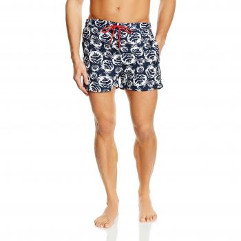 Ceceba Herren Badeshorts kurz, All over print, Größe XL, Navy