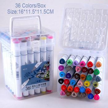 48 couleurs marqueur double pointe peinture