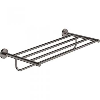 Porte-serviettes mural Grohe Essentials 40800A01 55cm, fixation invisible, graphite dur