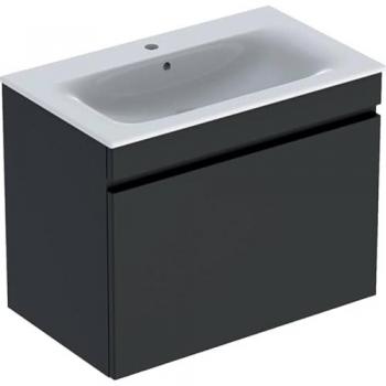 Keramag – Geberit Renova Plan Set avec lavabo et armoire basse, 1 tiroir (design moderne)